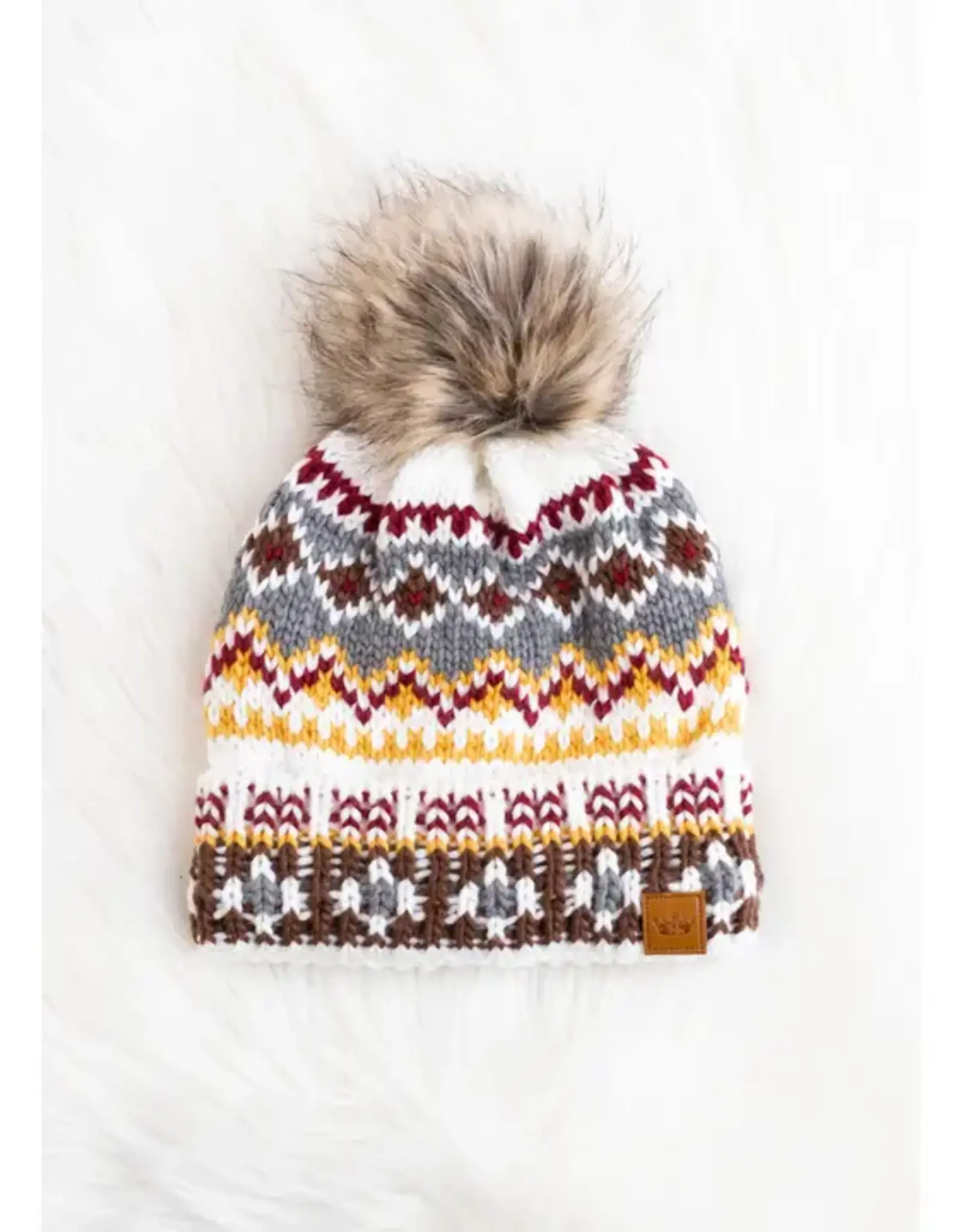 Panache Apparel Co. Multicoloured Pom Hat, Asstd