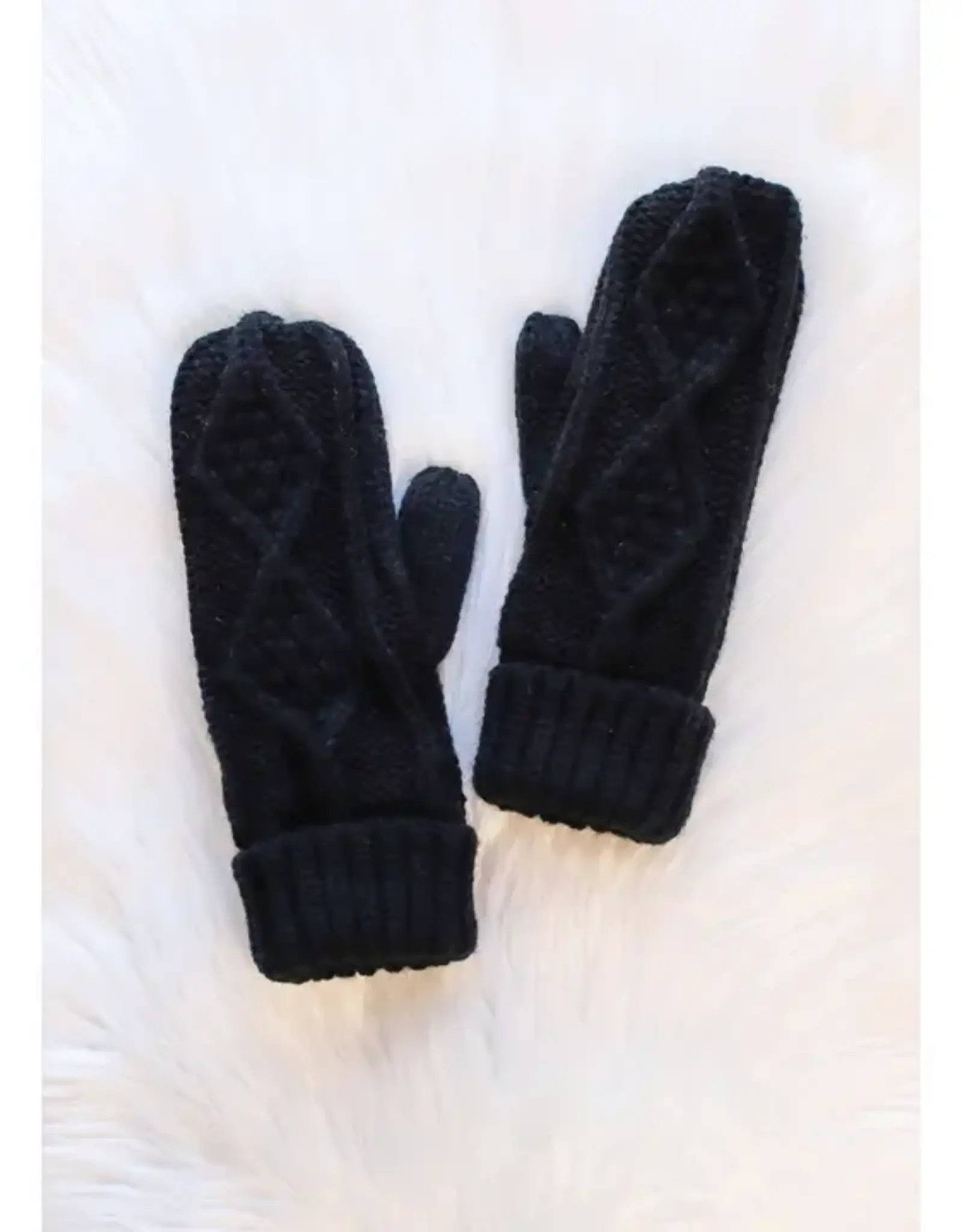 Panache Apparel Co. Cable Knit Mittens, Asstd