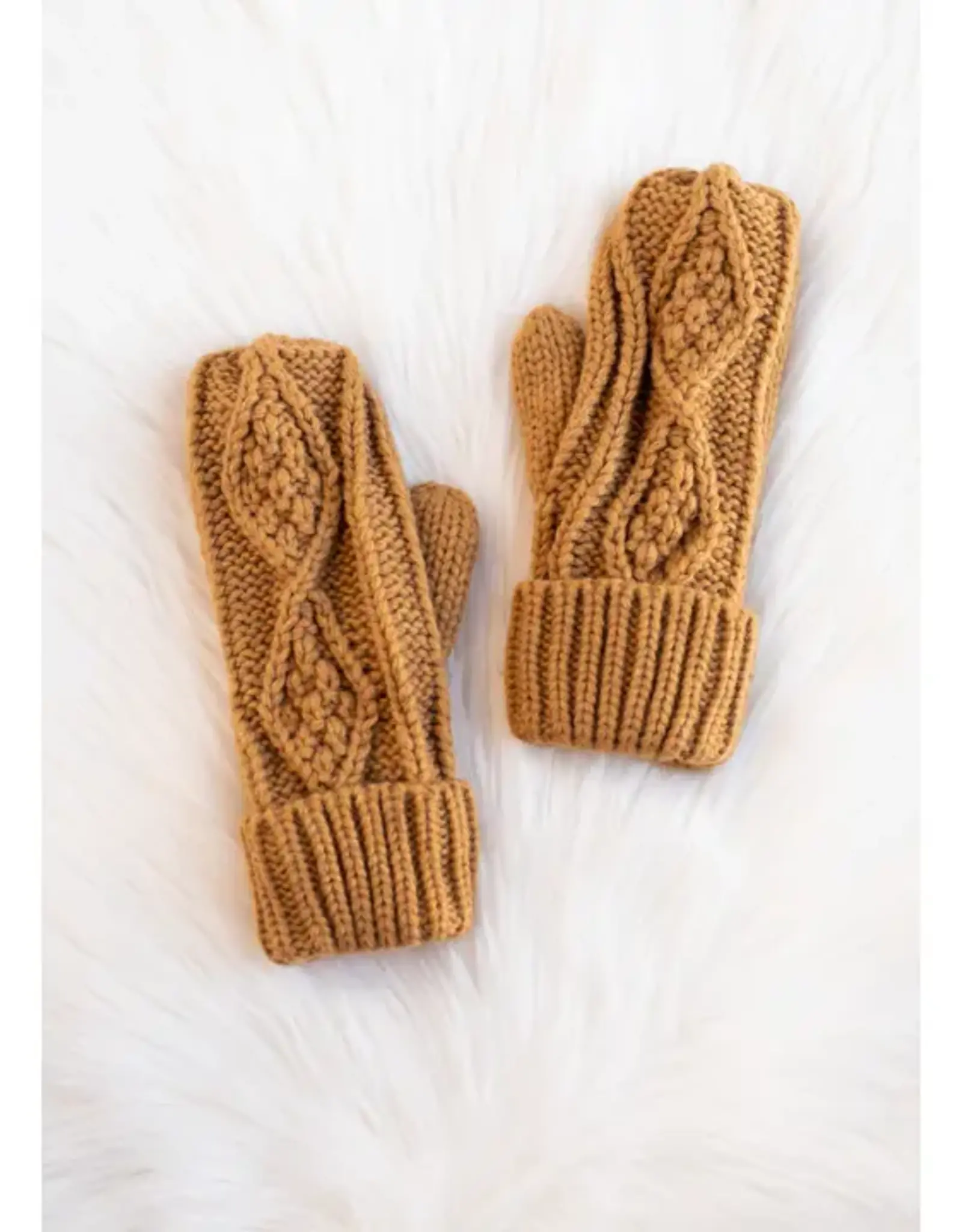Panache Apparel Co. Cable Knit Mittens, Asstd