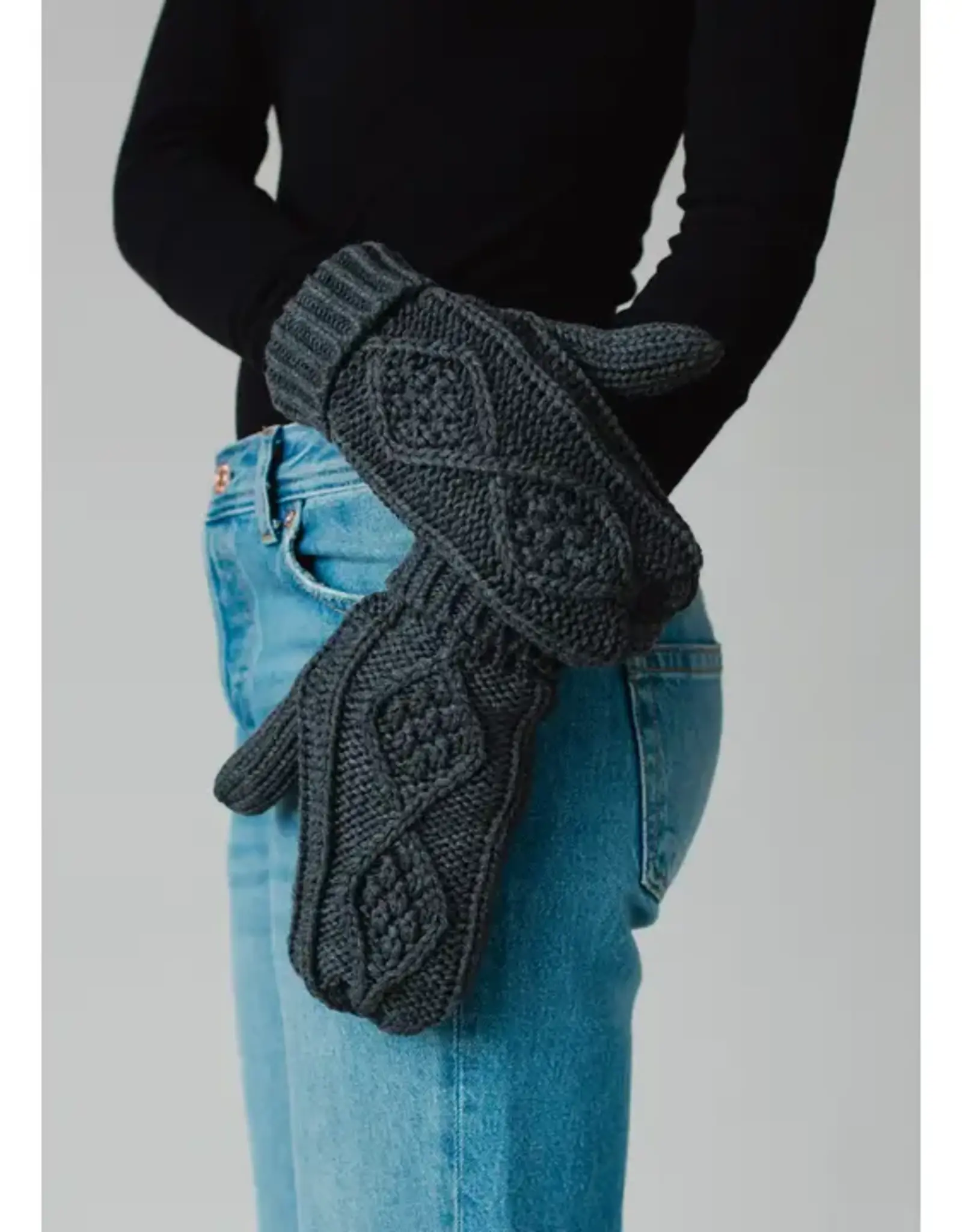 Panache Apparel Co. Cable Knit Mittens, Asstd