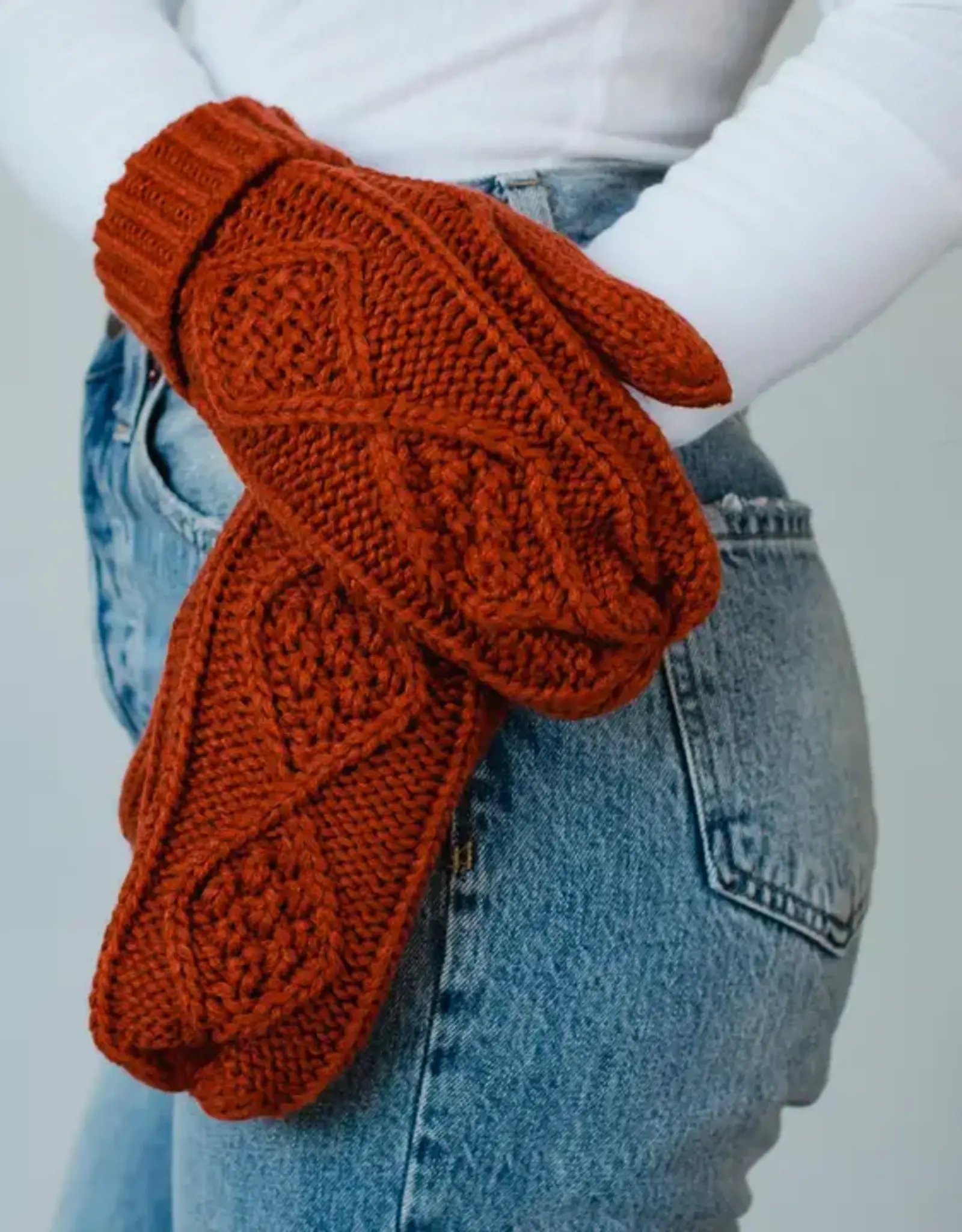 Panache Apparel Co. Cable Knit Mittens, Asstd