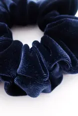 Antler & Acre Scrunchie-Dark Blue Velvet