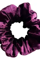 Antler & Acre Scrunchie-Dark Purple Velvet