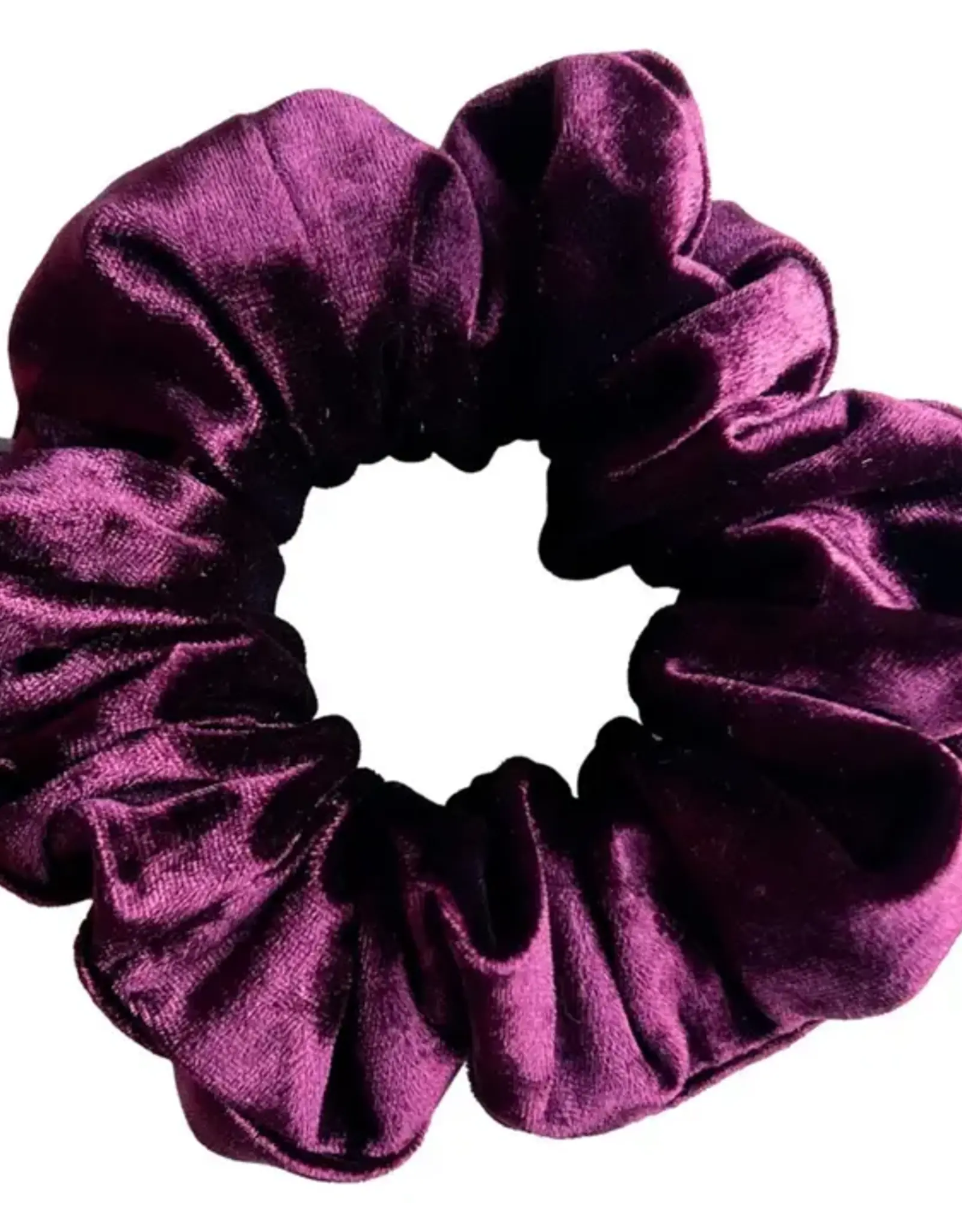 Antler & Acre Scrunchie-Dark Purple Velvet