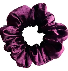 Antler & Acre Scrunchie-Dark Purple Velvet