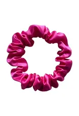 Antler & Acre Scrunchie-Mini, Silk Hot Pink