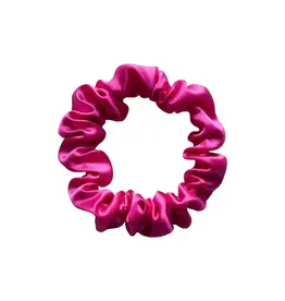 Antler & Acre Scrunchie-Mini, Silk Hot Pink