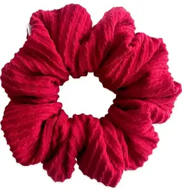 Antler & Acre Scrunchie- Red Ribbed