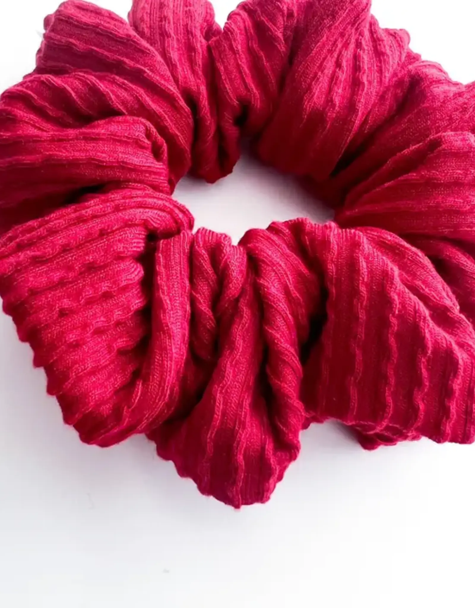 Antler & Acre Scrunchie- Red Ribbed