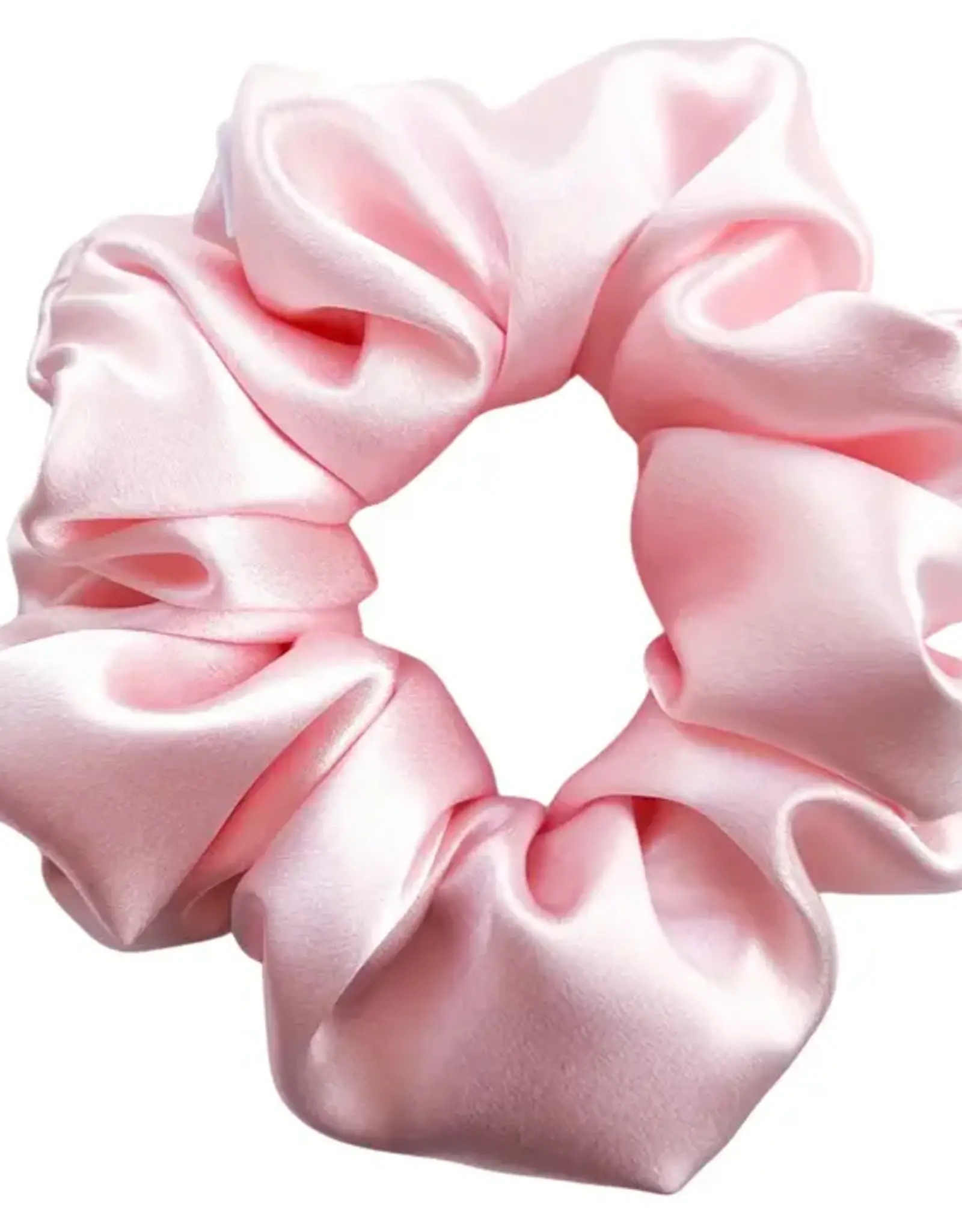 Antler & Acre Scrunchie-Silk, Ballet Pink