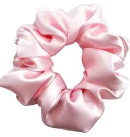 Antler & Acre Scrunchie-Silk, Ballet Pink
