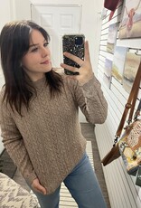 Scallop Edge Knit Sweater
