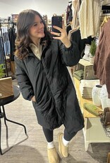 Longline Quilted Puffer Jacket