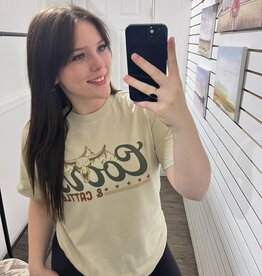 Lone Rose Boutique Coors And Cattle Tee