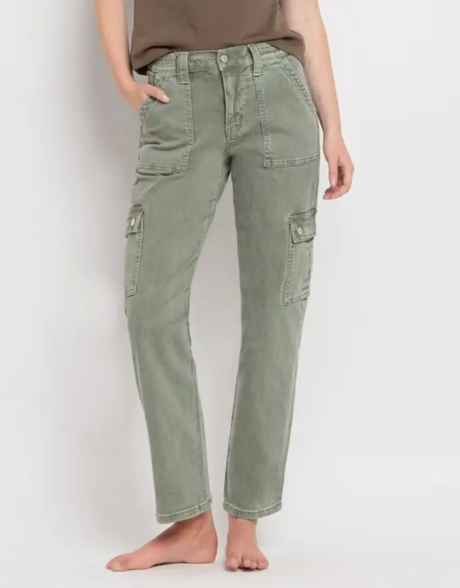 The Dixie Cargo Jeans, Army Green
