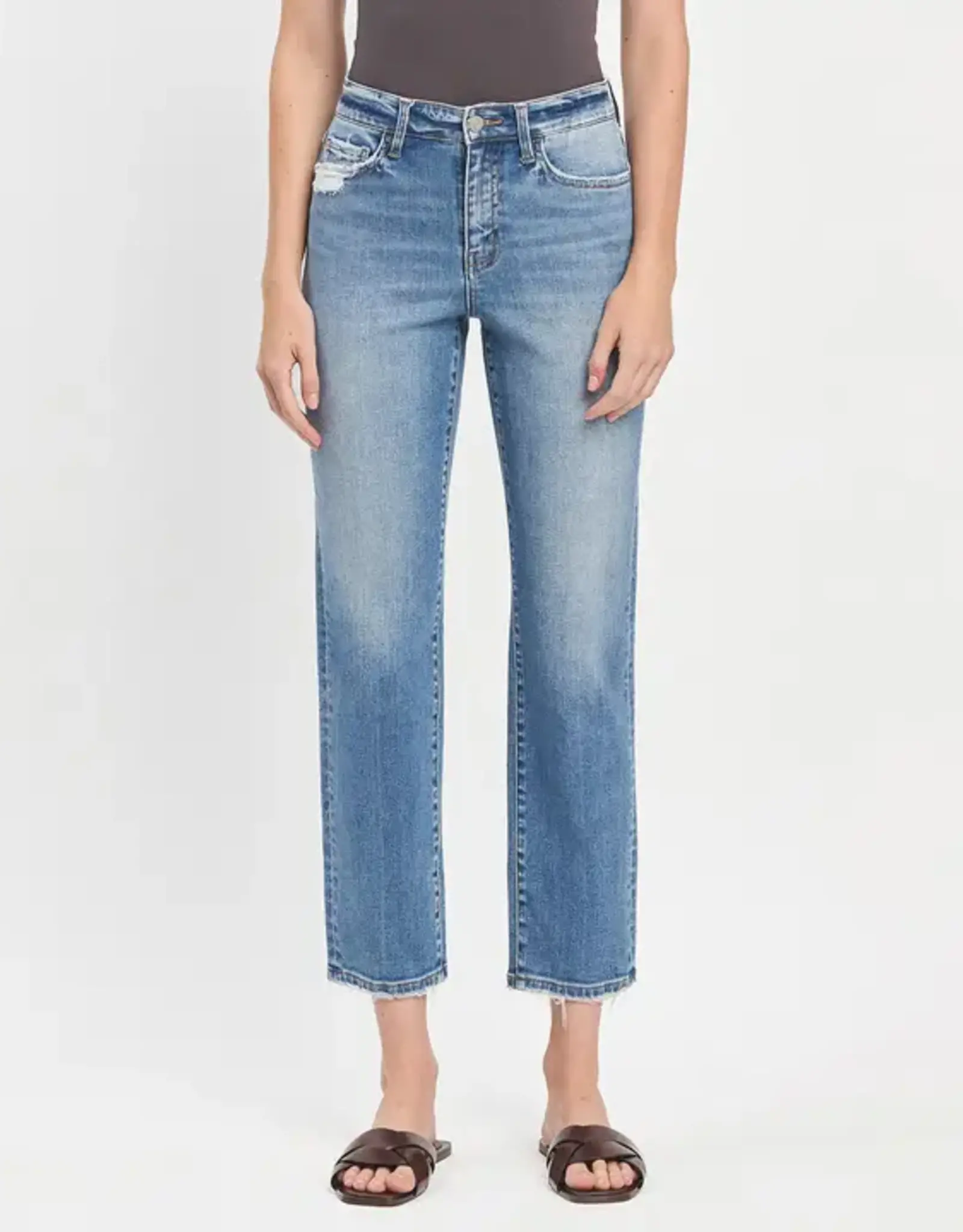 The Lauren Straight Jeans, Medium Wash