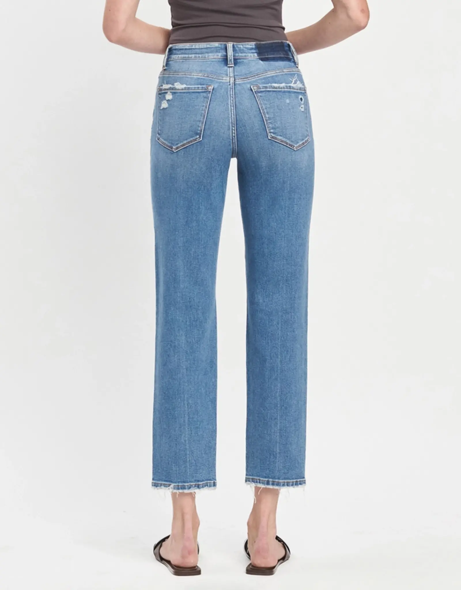 The Lauren Straight Jeans, Medium Wash