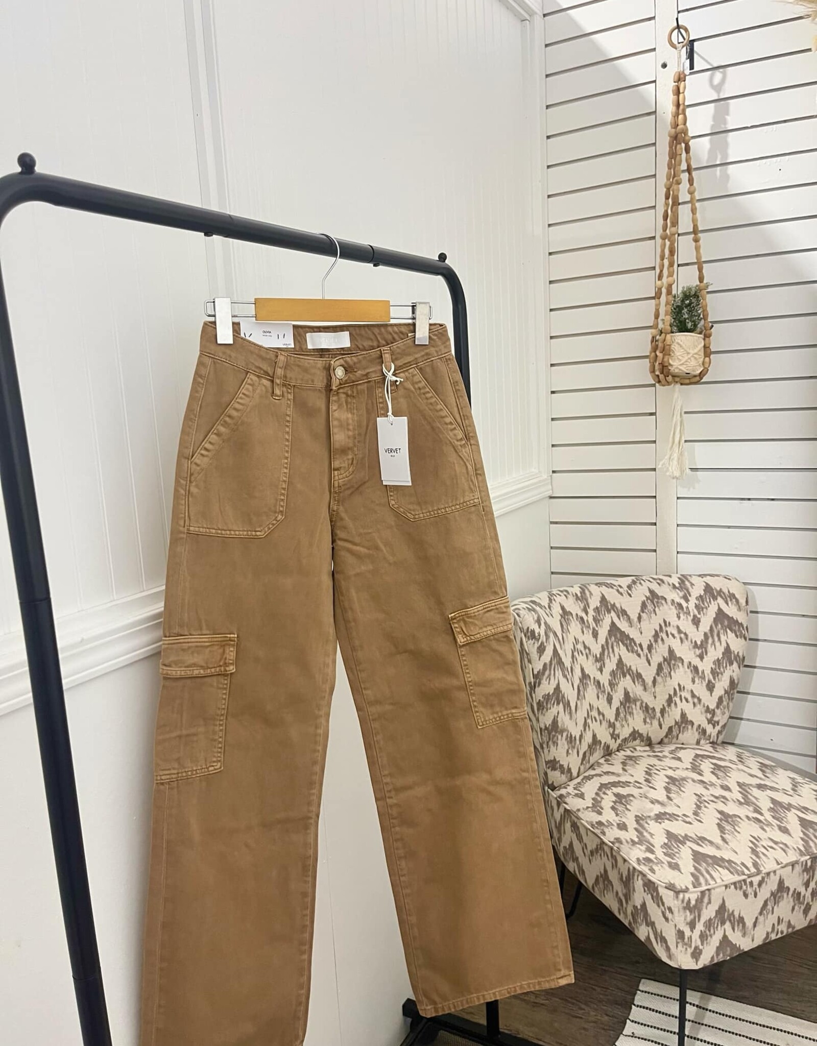 The Olivia Cargo Jeans, Fresco