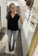 The Amy Cap Sleeve Blouse