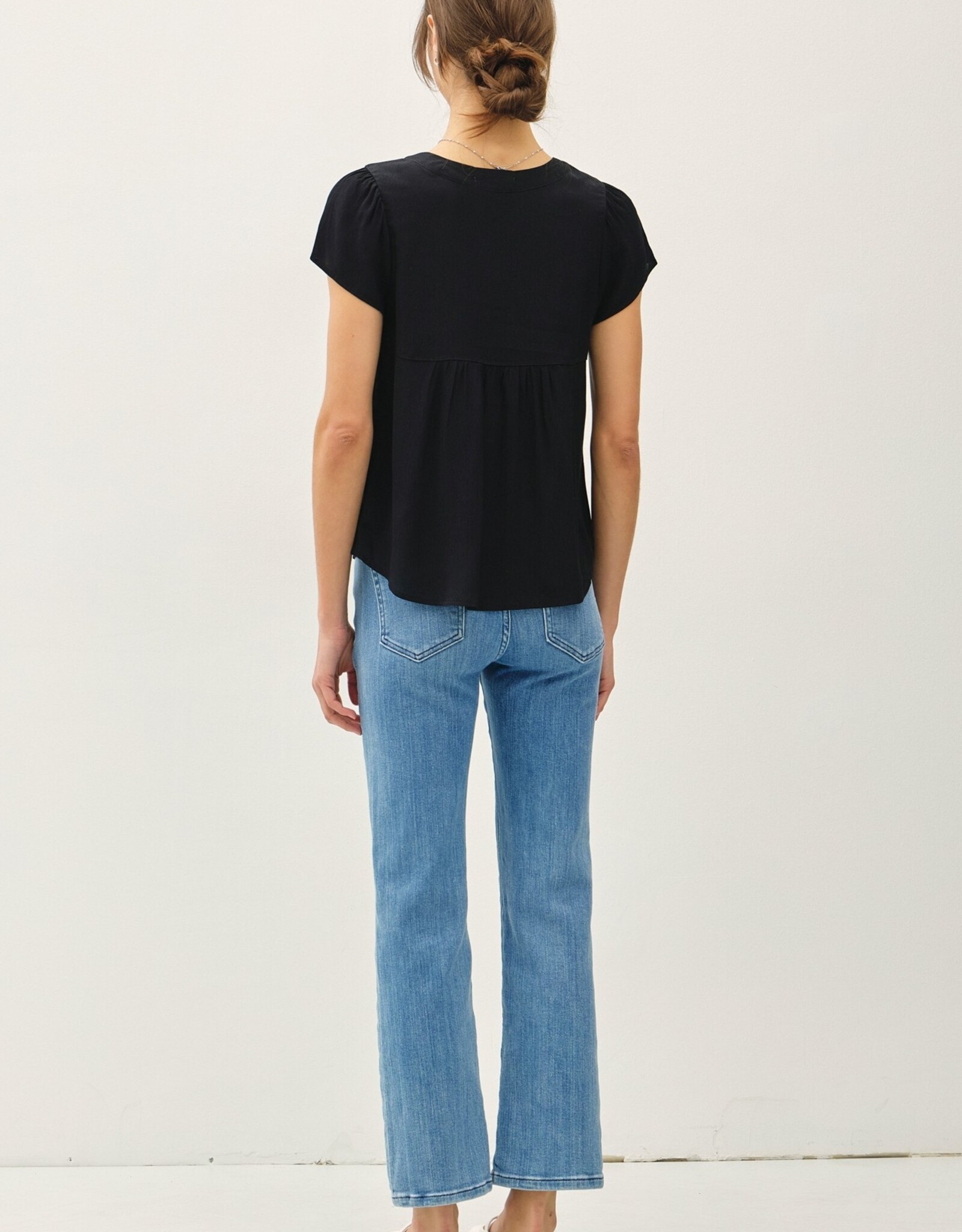 The Amy Cap Sleeve Blouse