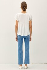 The Amy Cap Sleeve Blouse