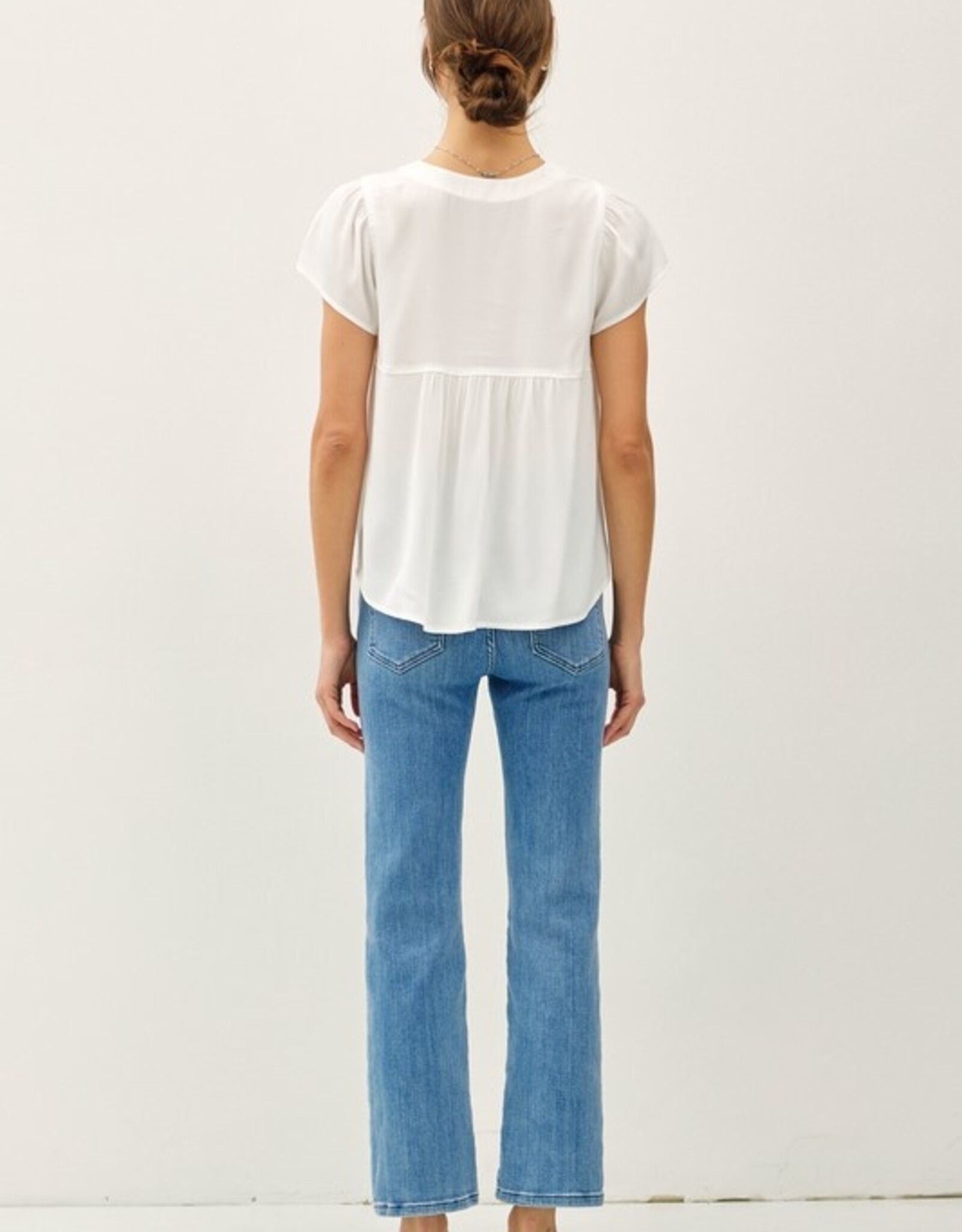 The Amy Cap Sleeve Blouse