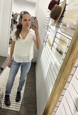 The Amy Cap Sleeve Blouse