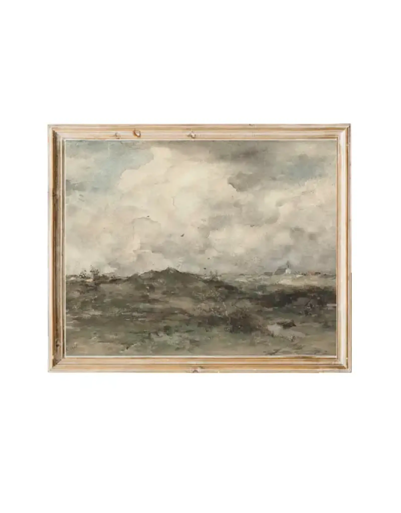 Pink Lemon Decor Vintage Art Print, 8x10-Cloudy Skies