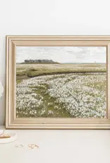 Pink Lemon Decor Vintage Art Print, 8x10-Flower Fields