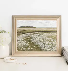 Pink Lemon Decor Vintage Art Print, 8x10-Flower Fields