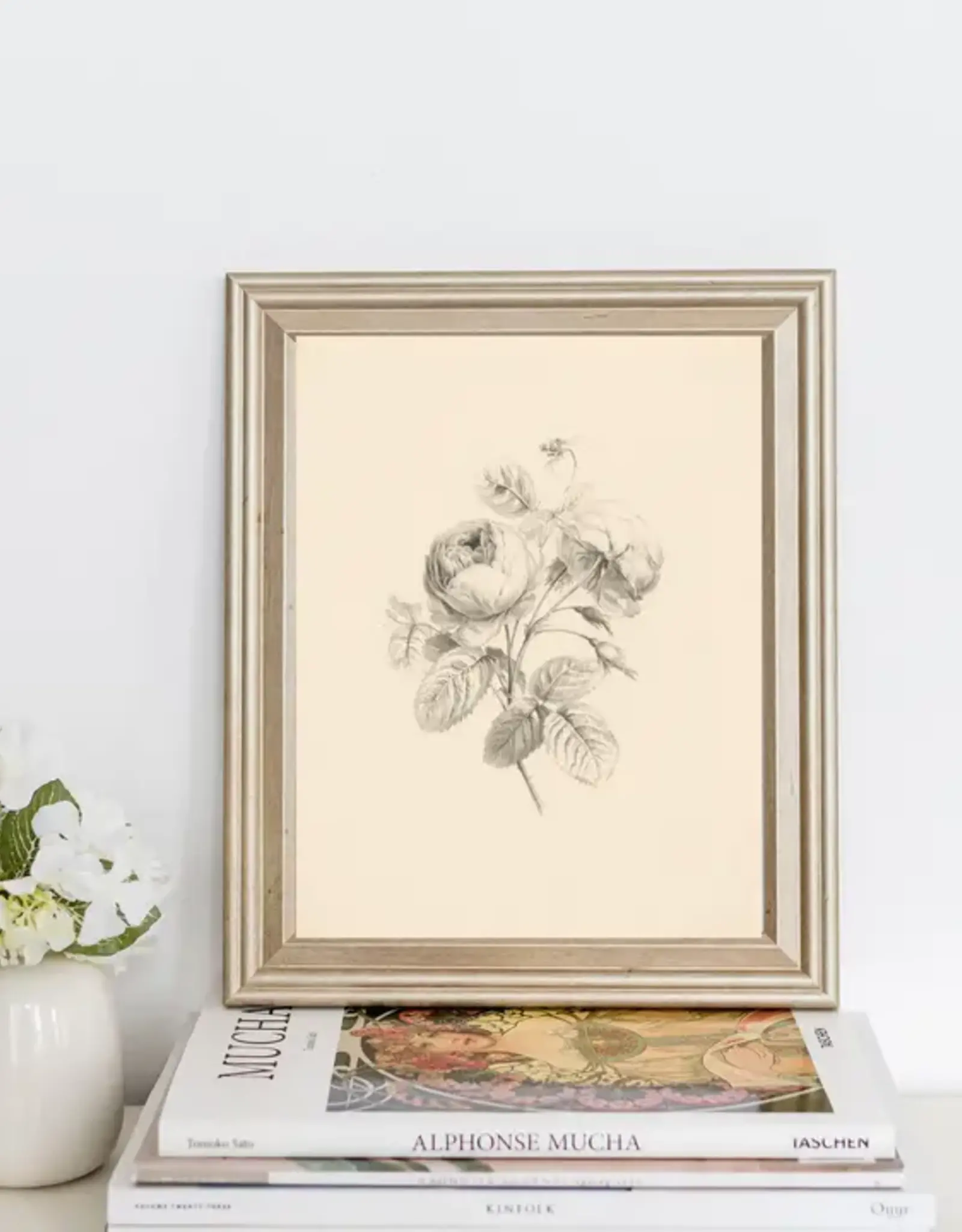 Pink Lemon Decor Vintage Art Print, 11x14-Floral