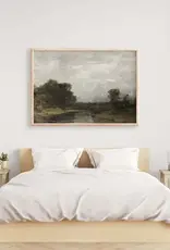 Pink Lemon Decor Vintage Art Print, 11x14-Gray Skies