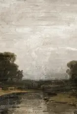 Pink Lemon Decor Vintage Art Print, 11x14-Gray Skies