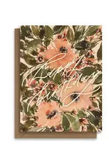 Paperbec Design Co Cards-Vintage Floral Happy Birthday