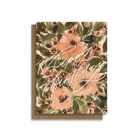 Paperbec Design Co Cards-Vintage Floral Happy Birthday
