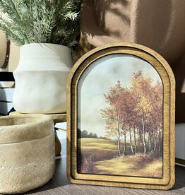 Redeemed Decor Arch Top Framed Art, Autumn Hills