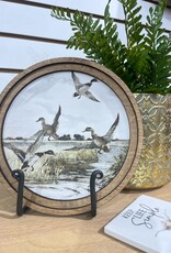 Redeemed Decor 8" Round Art, Mallard Ducks Redeemed Decor 8" Round Art, Mallard Ducks