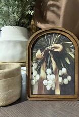 Redeemed Decor Arch Top Framed Art, Snowberries Redeemed Decor Arch Top Framed Art, Snowberries