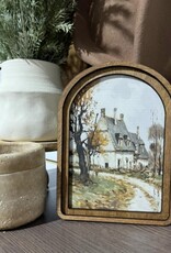 Redeemed Decor Arch Top Framed Art, Fall Farmhouse