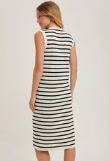 Striped Knit Shift Dress