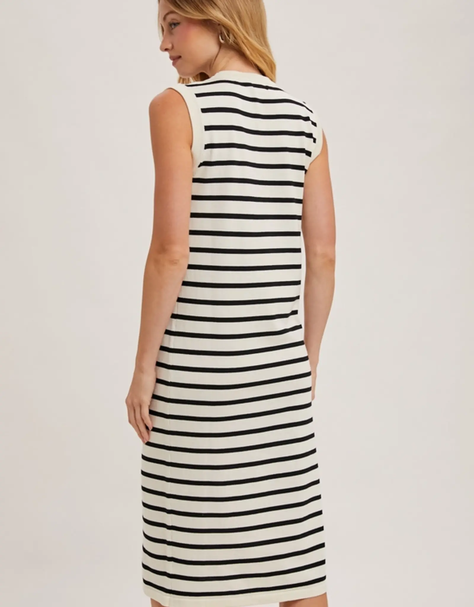 Striped Knit Shift Dress