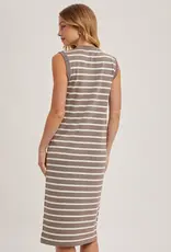 Striped Knit Shift Dress