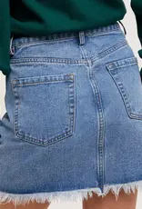 High Waisted Denim Mini Skirt High Waisted Denim Mini Skirt