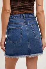 High Waisted Denim Mini Skirt High Waisted Denim Mini Skirt