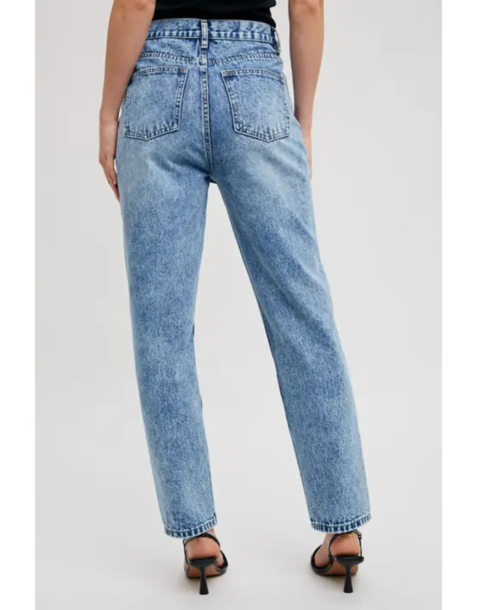 High Rise Straight Leg Jeans