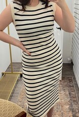 Striped Knit Shift Dress