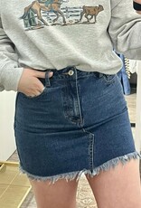 High Waisted Denim Mini Skirt High Waisted Denim Mini Skirt