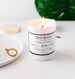 Ebony & Ivory Rich Bitch 8oz Candle