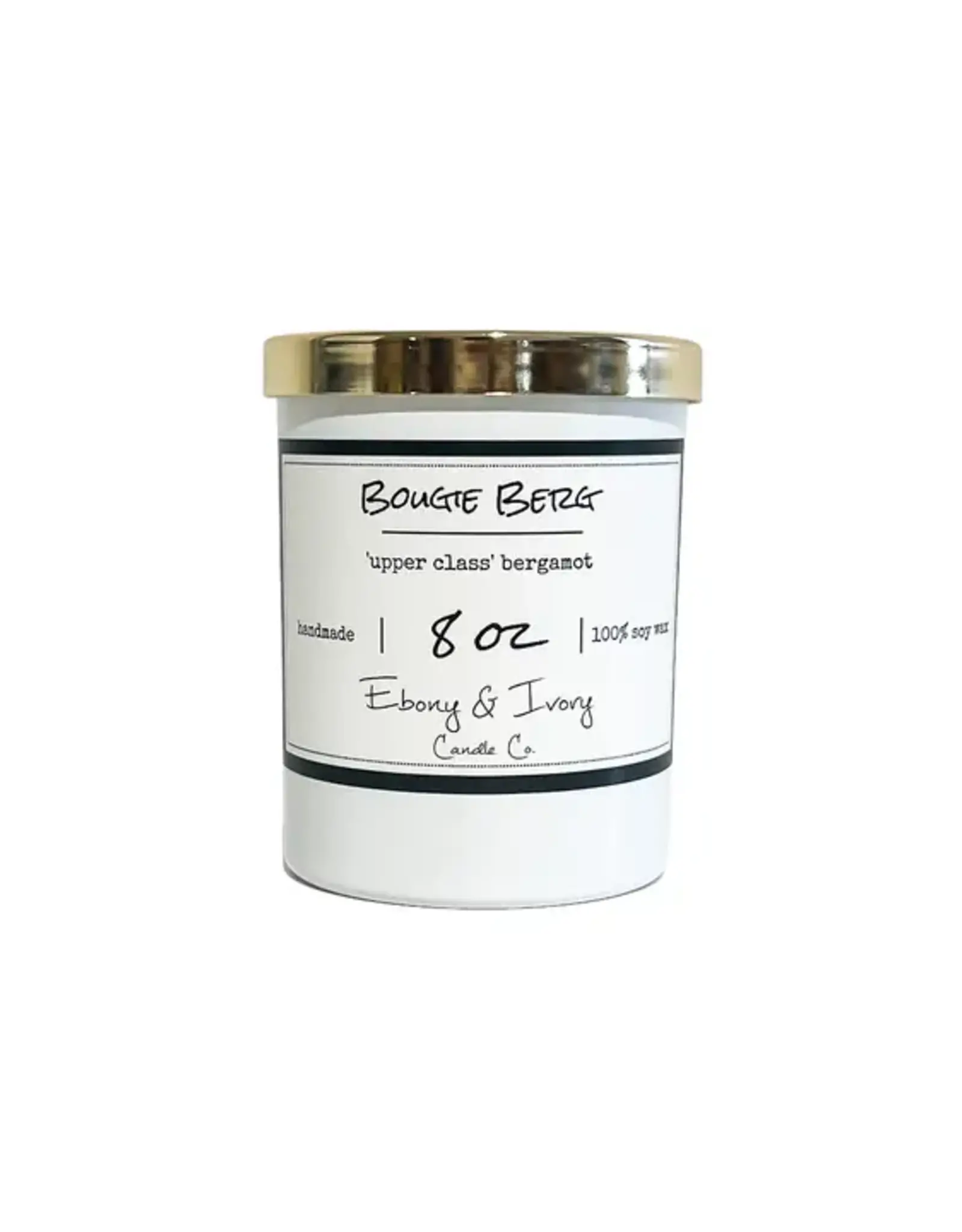 Ebony & Ivory Bougie Berg 8oz Candle