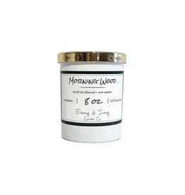 Ebony & Ivory Morning Wood 8oz Candle